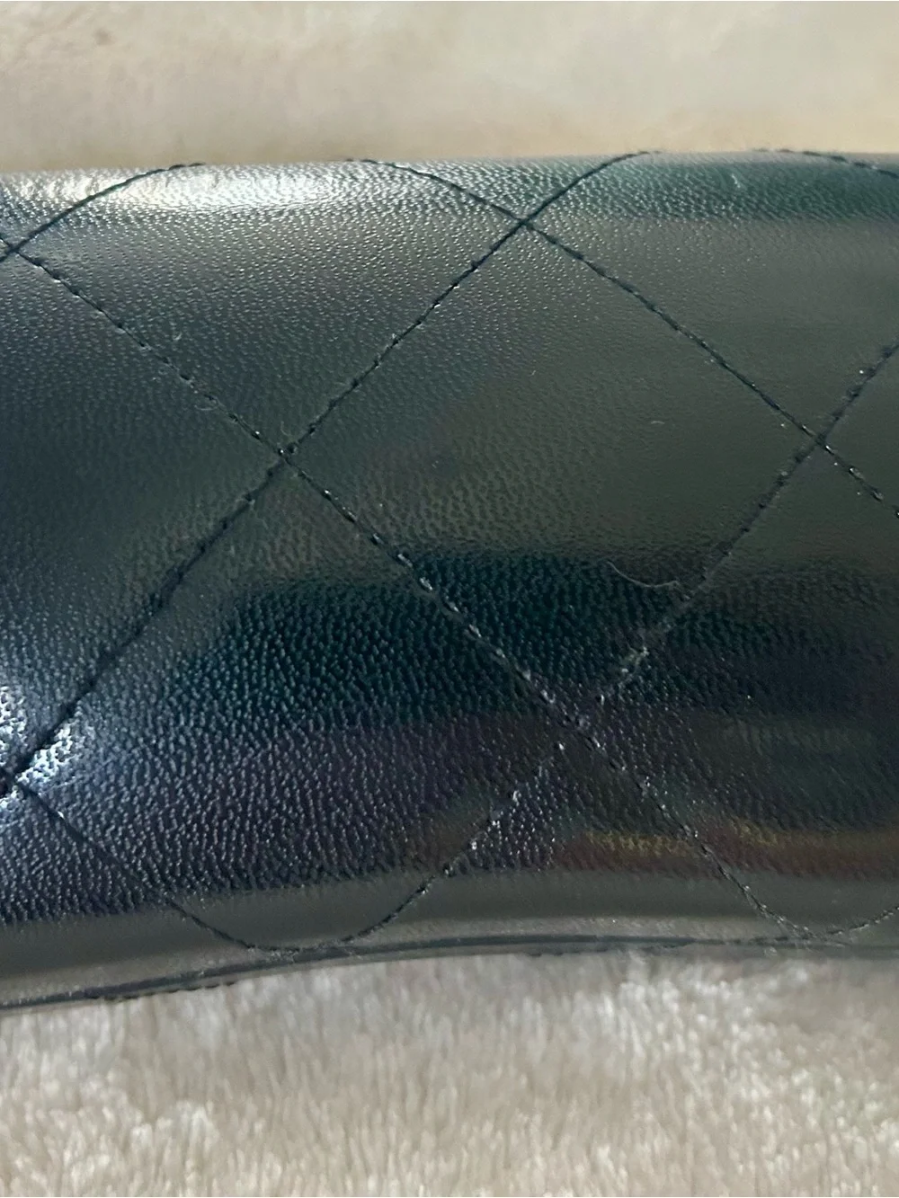 CHANEL Black Sunglasses with Gold Temples